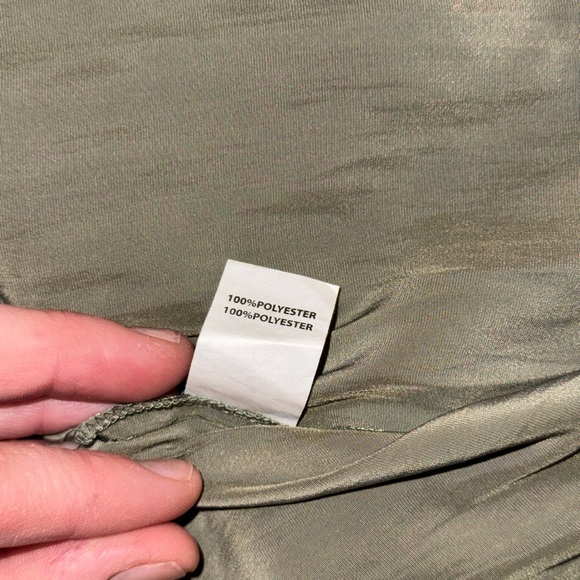 RAMY BROOK Army Green Cold Shoulder Blouse Size XS - Picture 5 of 5